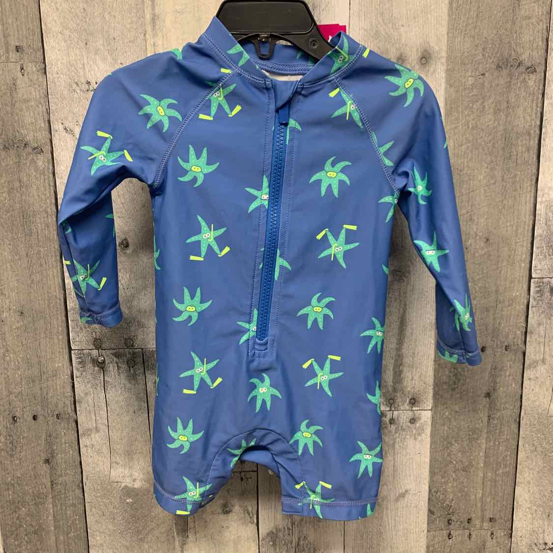 Size 12-18 Months Blue Print Old Navy 1pc Swim Suit