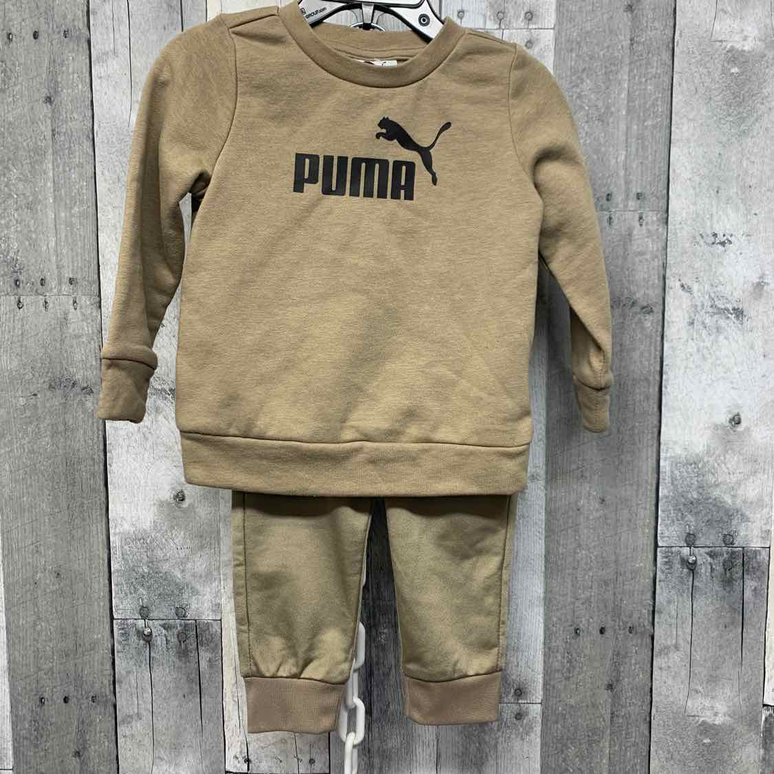 Size 18 Months Brown/Black Puma Sweats - 2pc