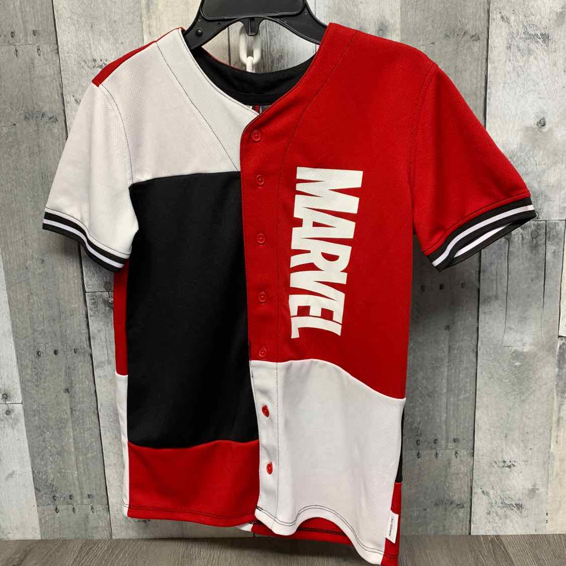 Size Large White/Red Disney Store Button Up