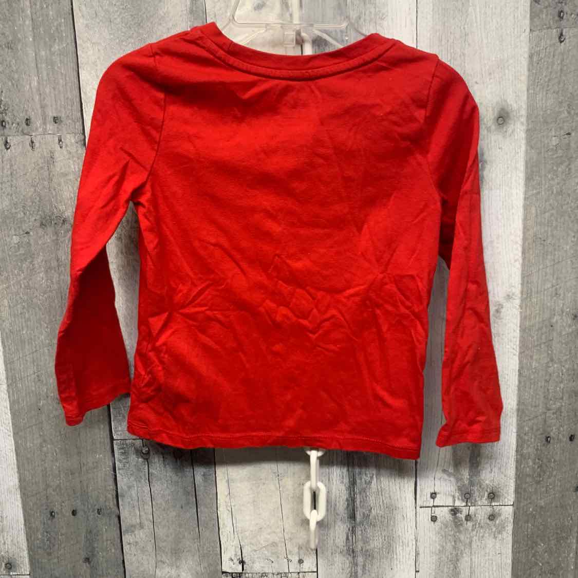 Size 3T Red Graphic Cat & Jack Long Sleeve Shirt