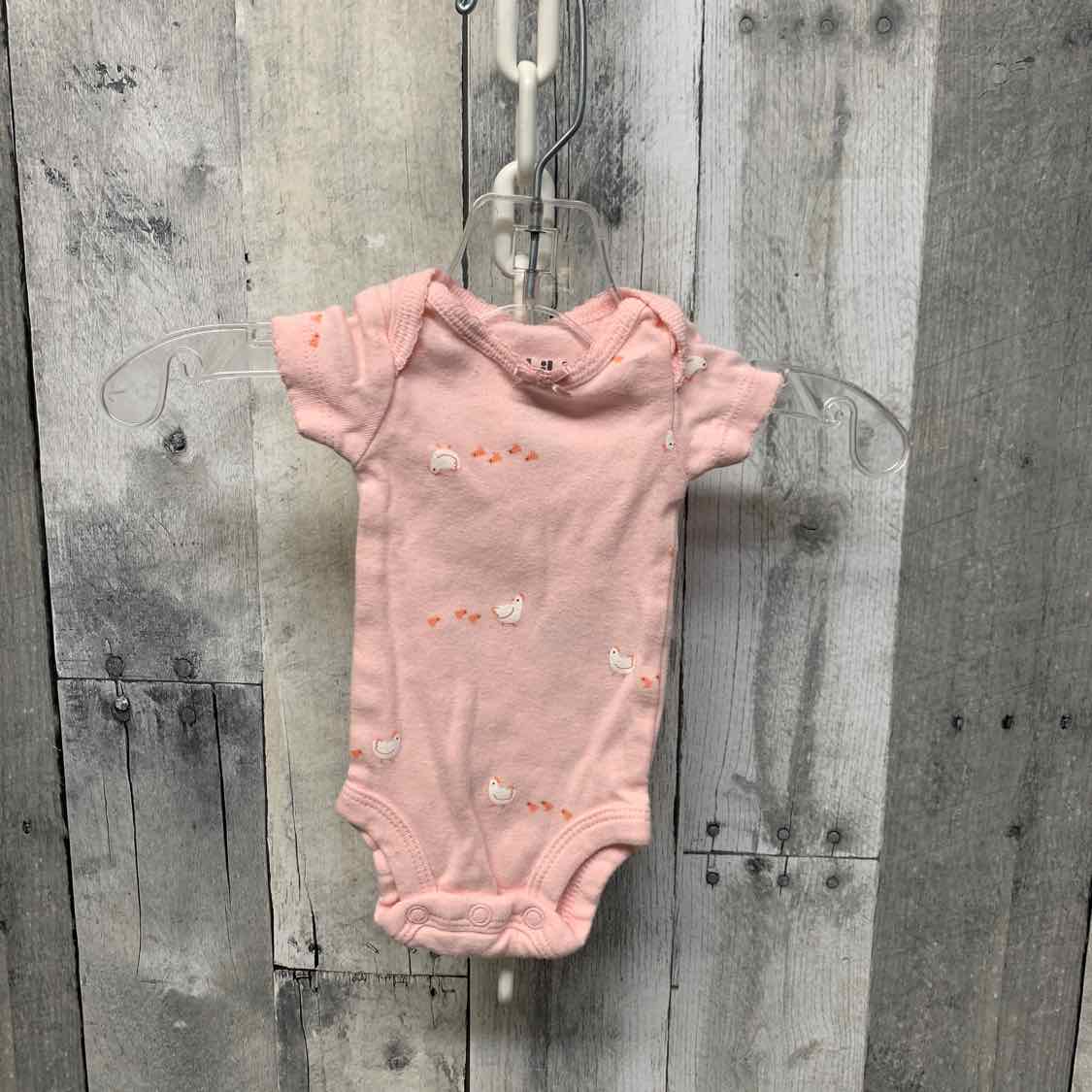 Size Preemie Pink Print Child of Mine Bodysuit