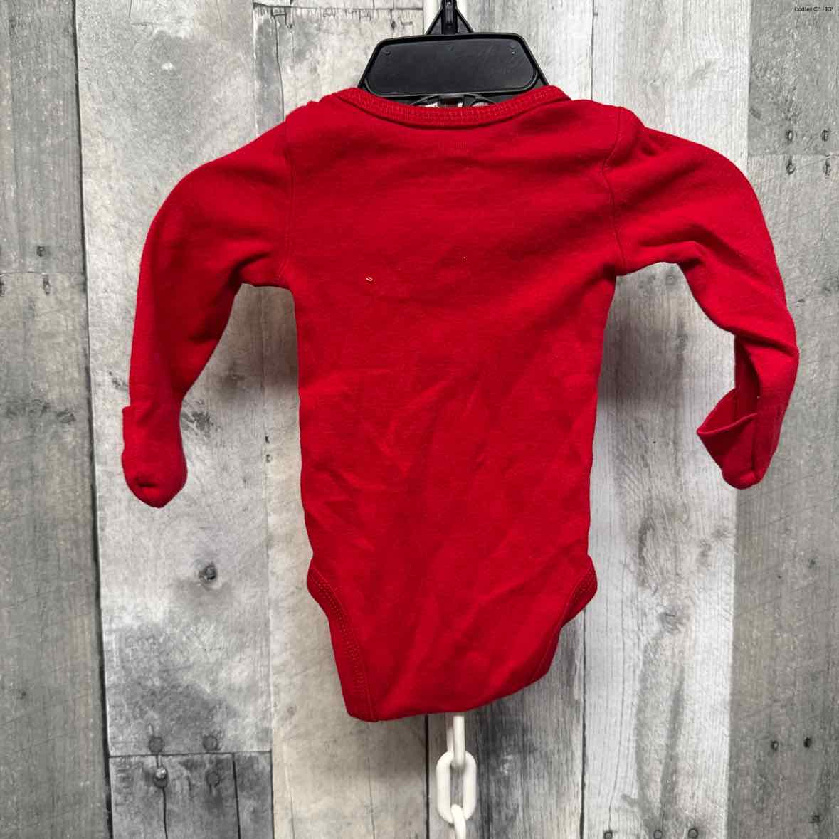 Size Newborn Red Graphic Just One You Bodysuit