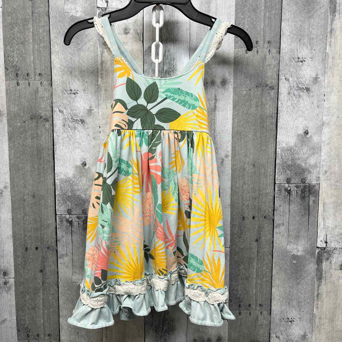 Size 6 Blue Floral Print Matilda Jane Dress