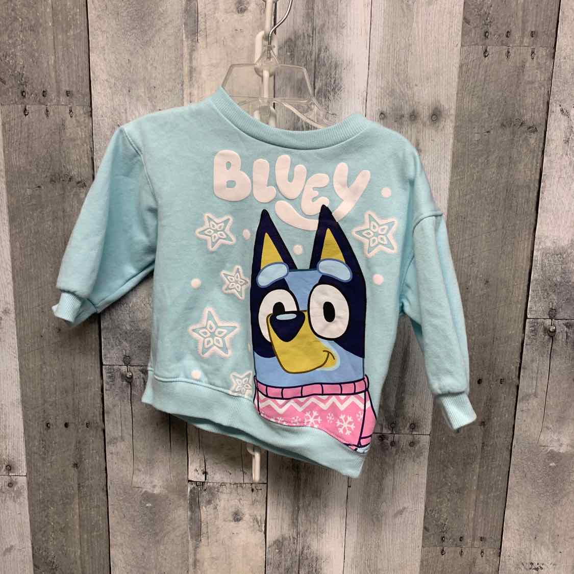 Size 12 Months Blue Graphic Disney Sweat Shirt