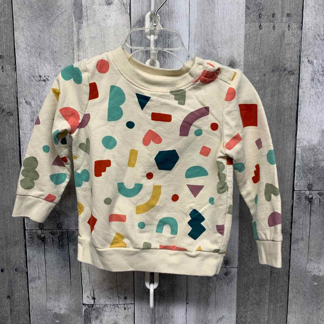 Size 18 Months Ivory/Blue Cat & Jack Pull Over