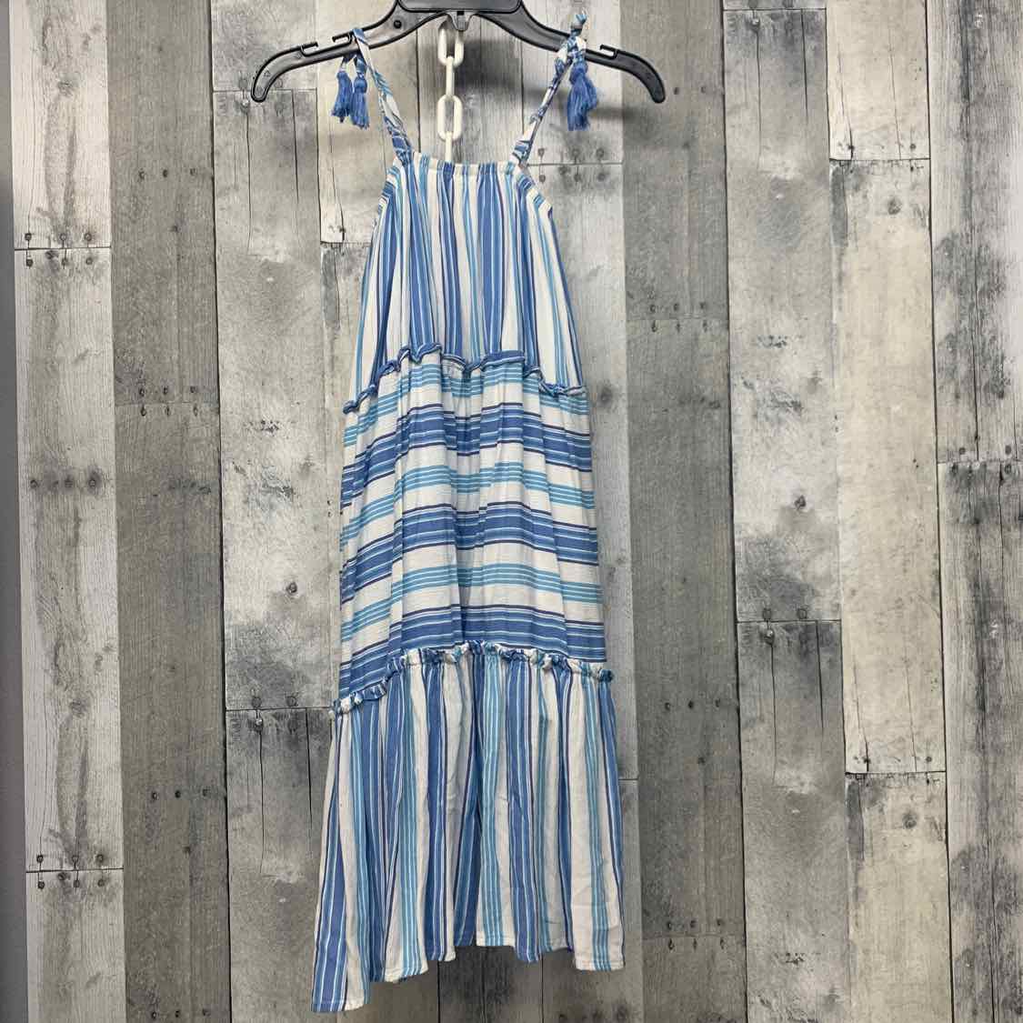Size 6 Blue Striped Jessica Simpson Dress