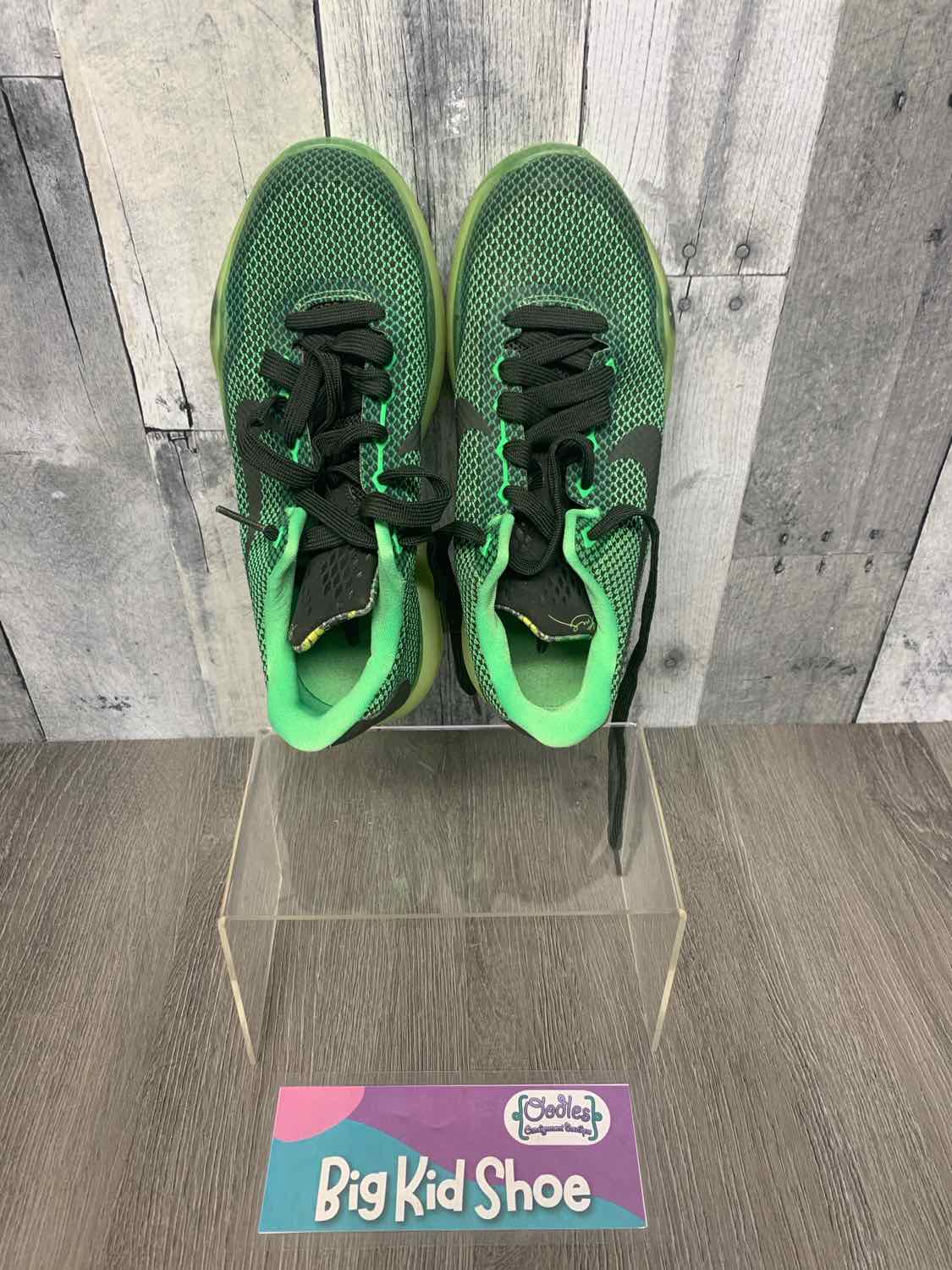 Size 4 Green/Gray Sport Brand Sneakers
