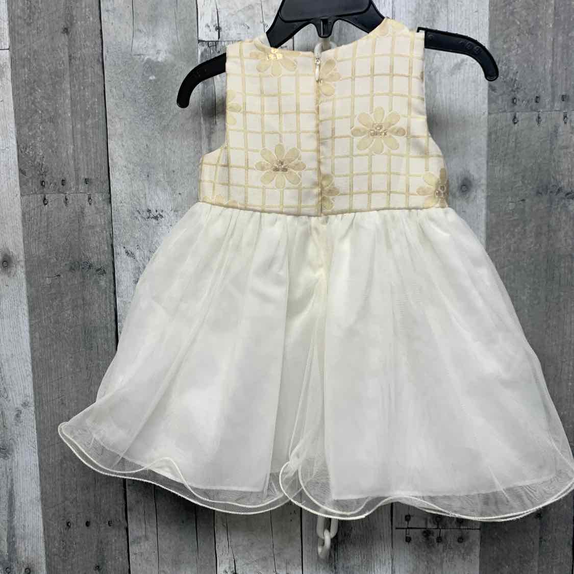Size 18 Months Tan/White B Brand Dress - Party