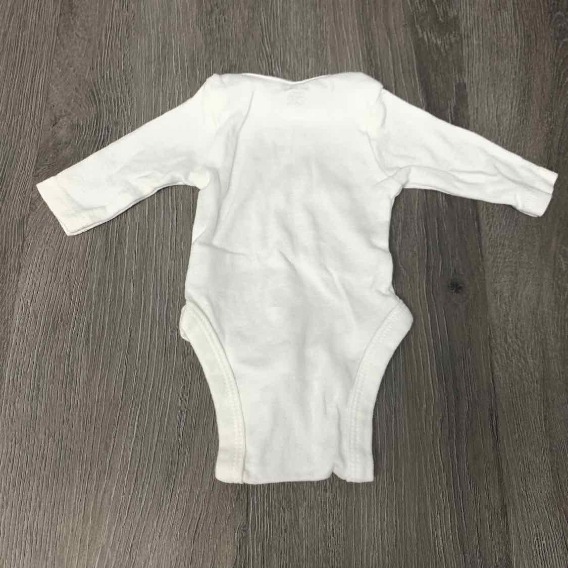 Size Preemie White Gerber Bodysuit - OodlesCB