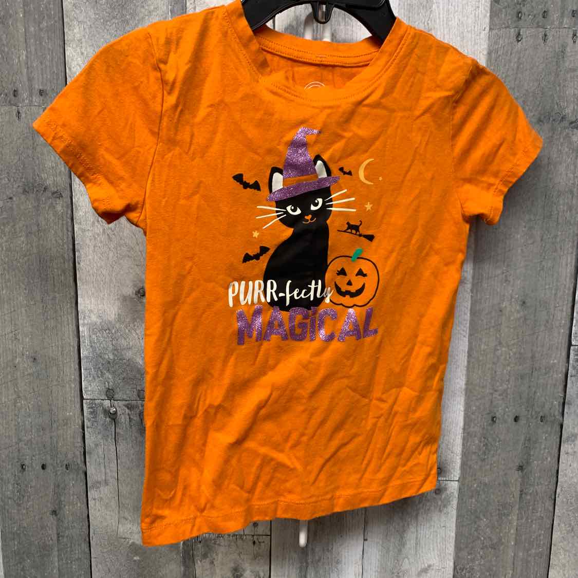 Size 6/6X Orange Graphic Wonder Nation T Shirt