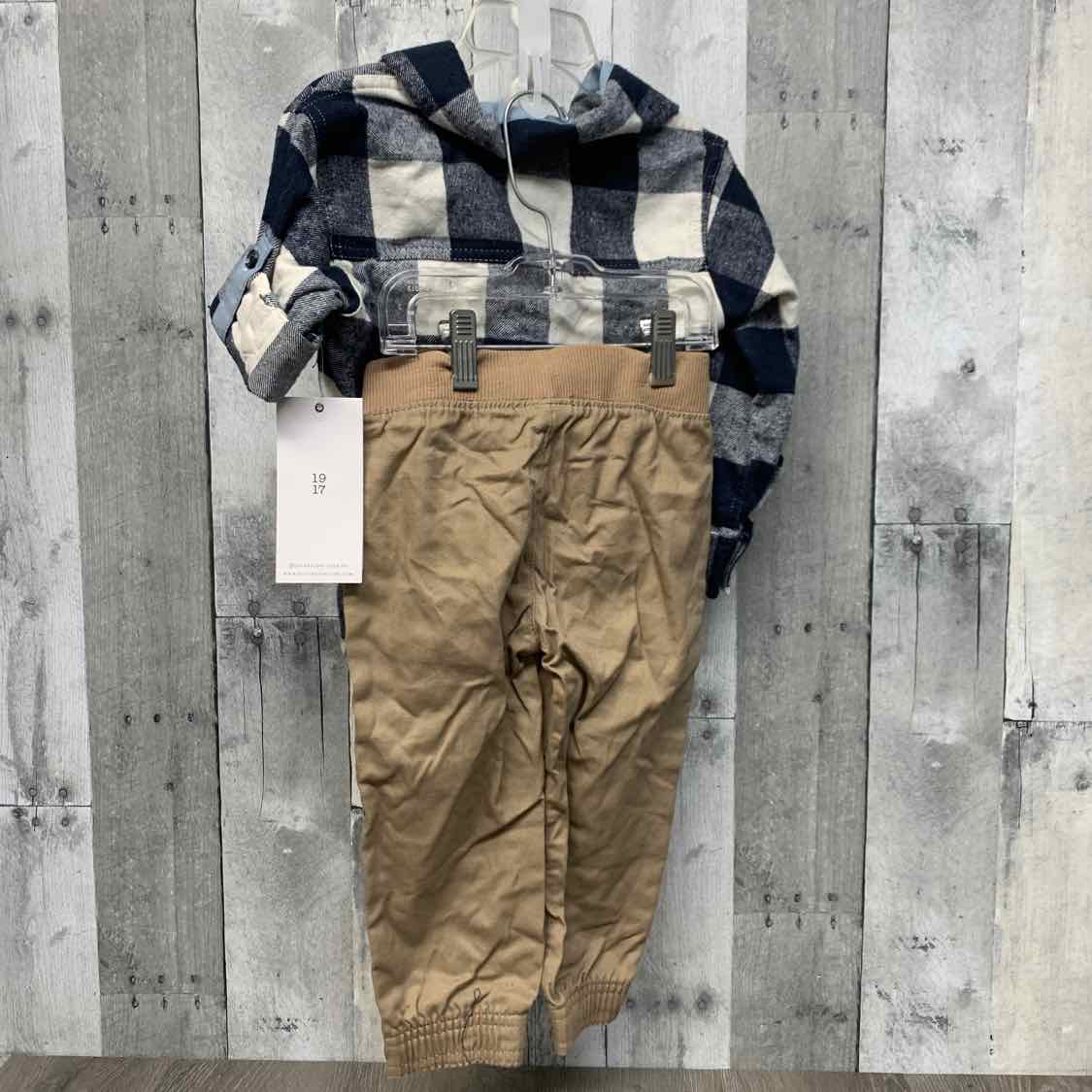 Size 2T Navy B Brand Shirt/Pants