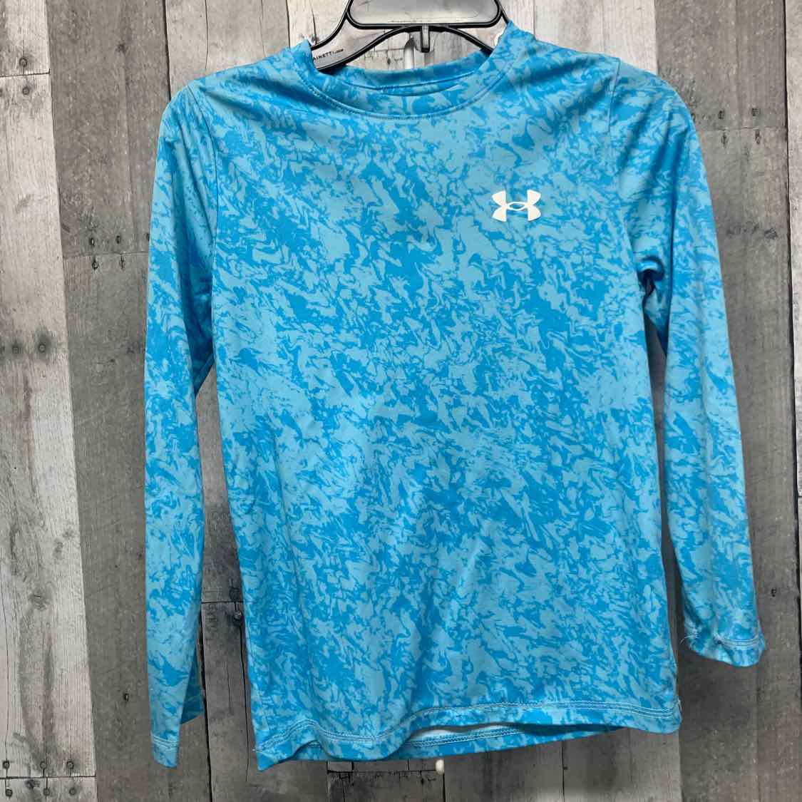 Size Small Blue/White Sport Brand Long Sleeve Shirt