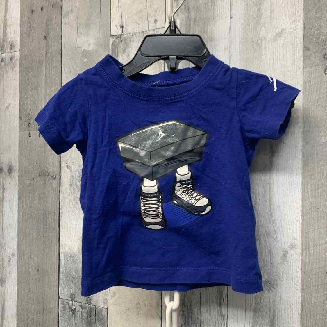 Size 12 Months Blue Graphic Sport Brand T Shirt