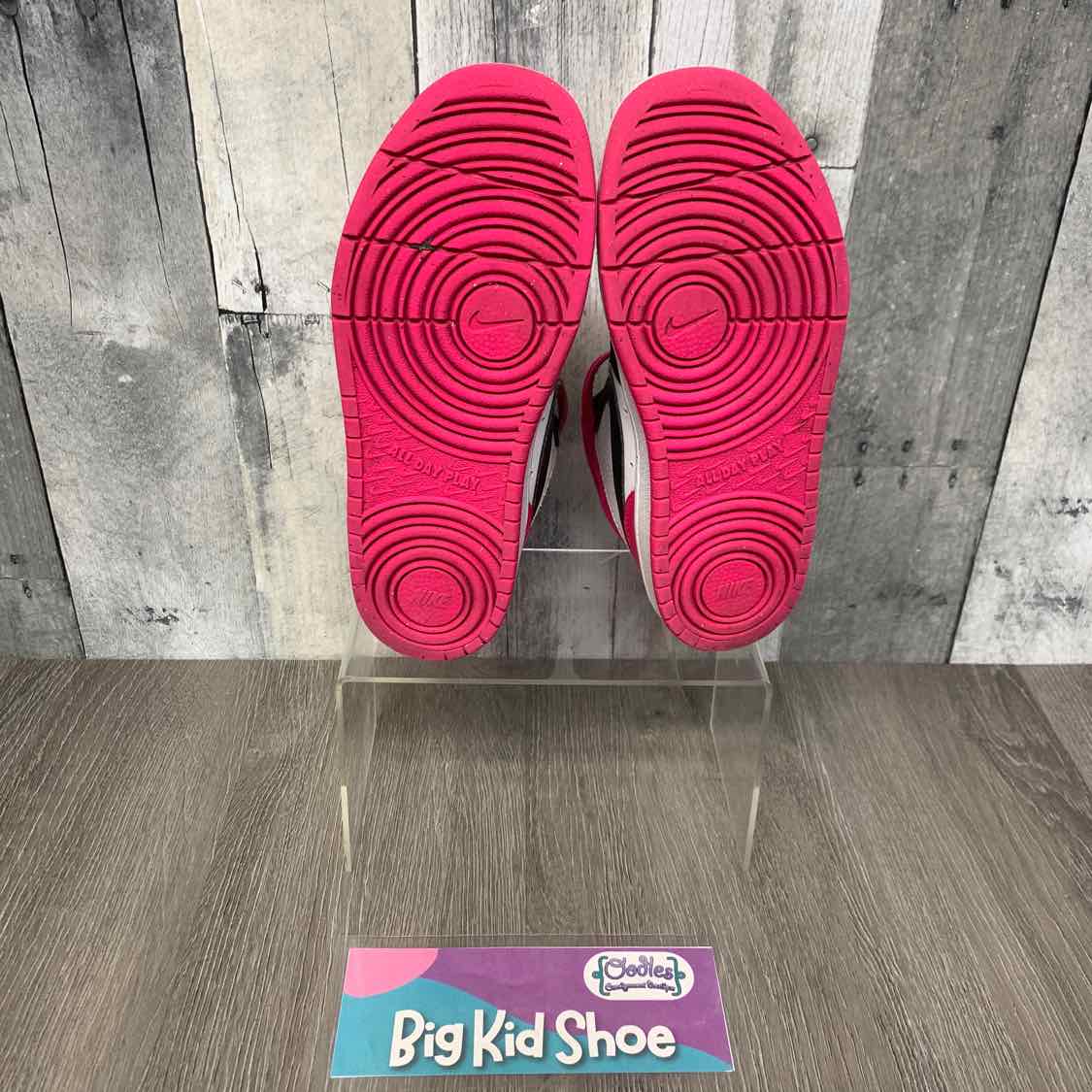 Size 2 Pink/Black Sport Brand Sneakers
