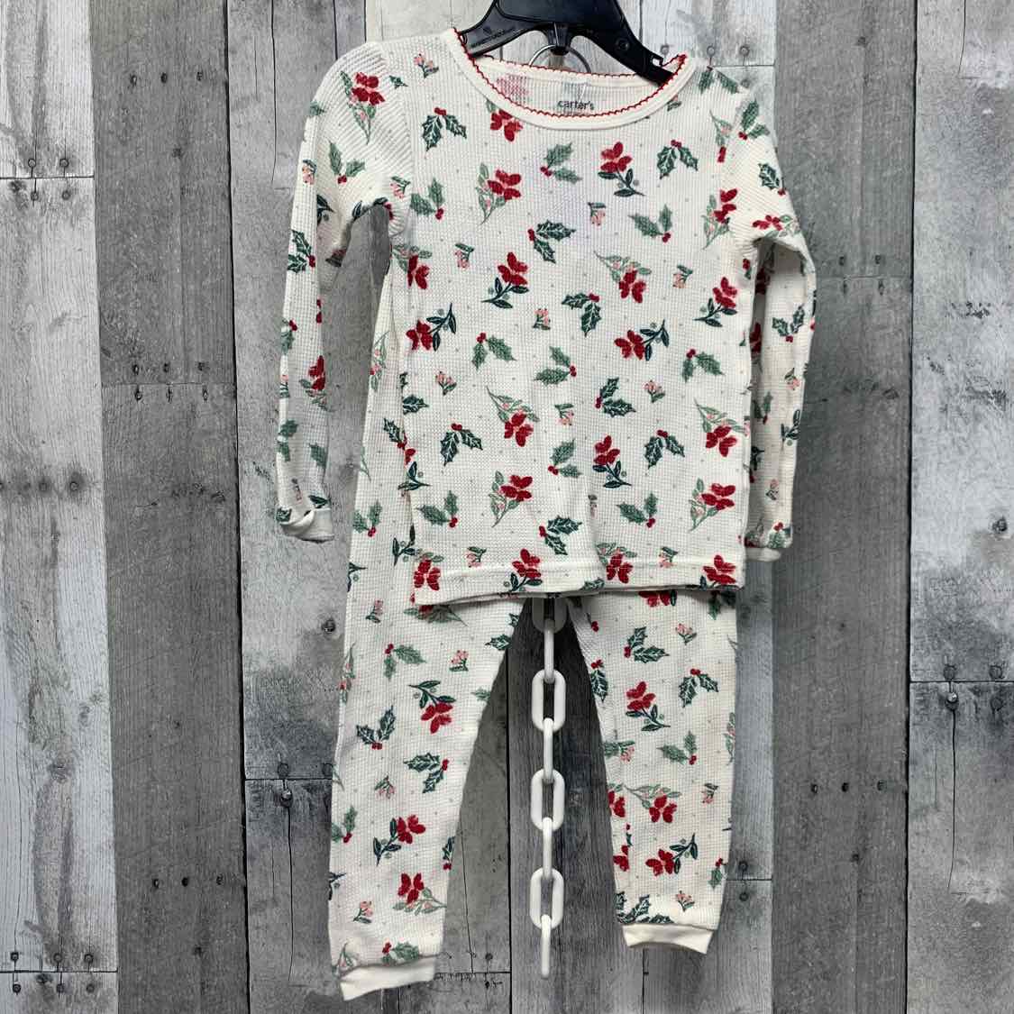Size 2T White/Red Just One You 2pc PJs