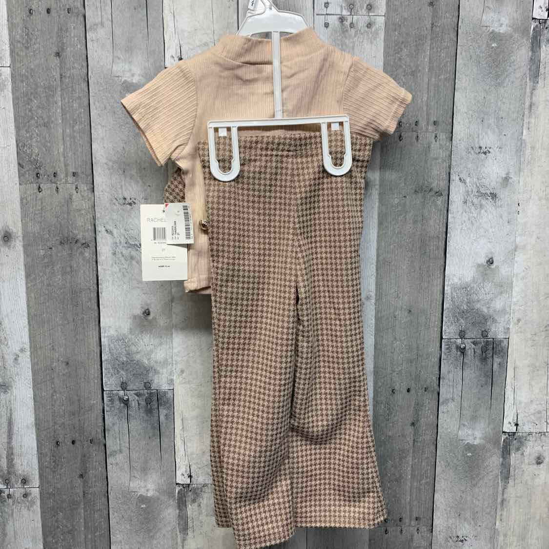 Size 2T Tan Rachel Shirt/Leggings