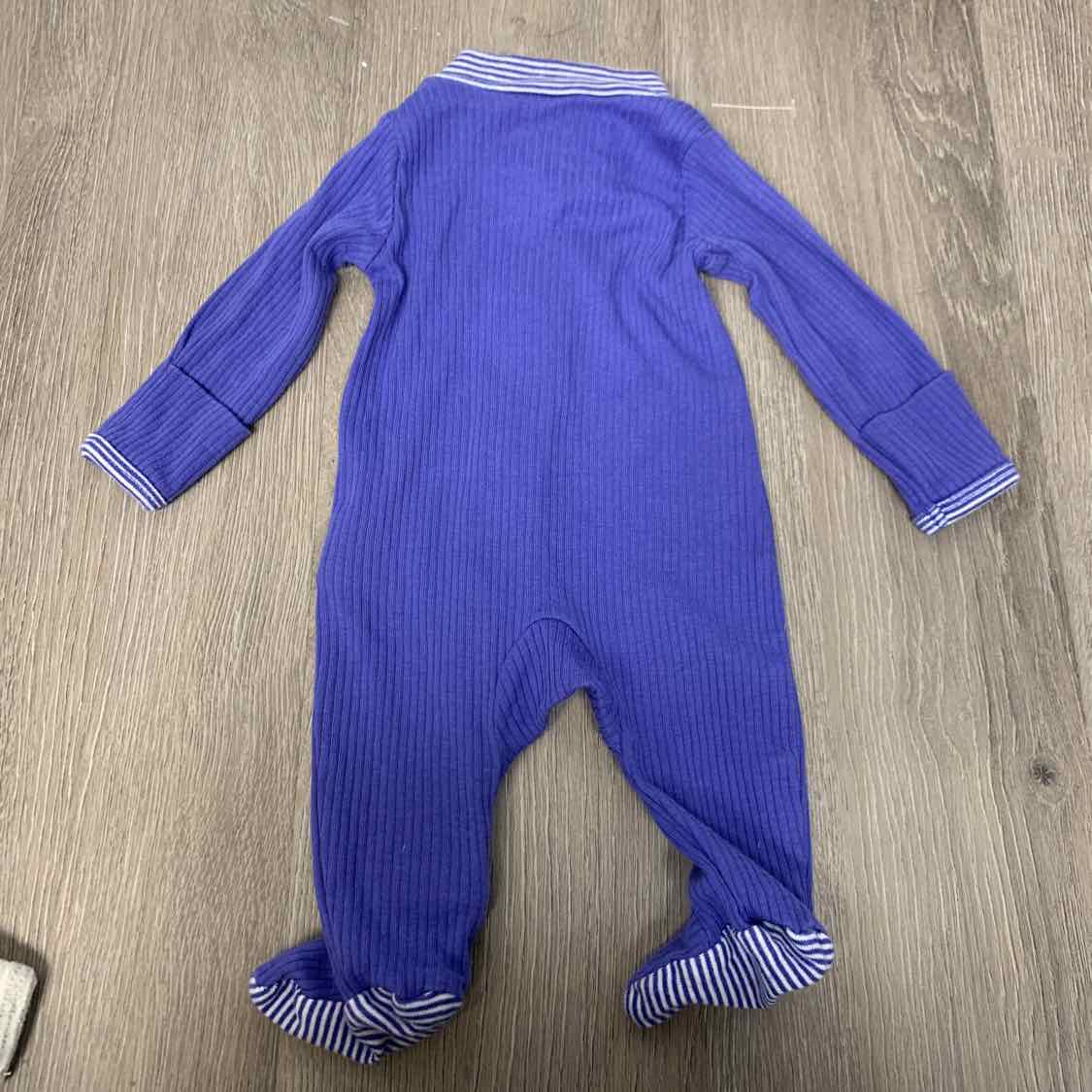 Size Preemie Blue Carter's Footy PJs