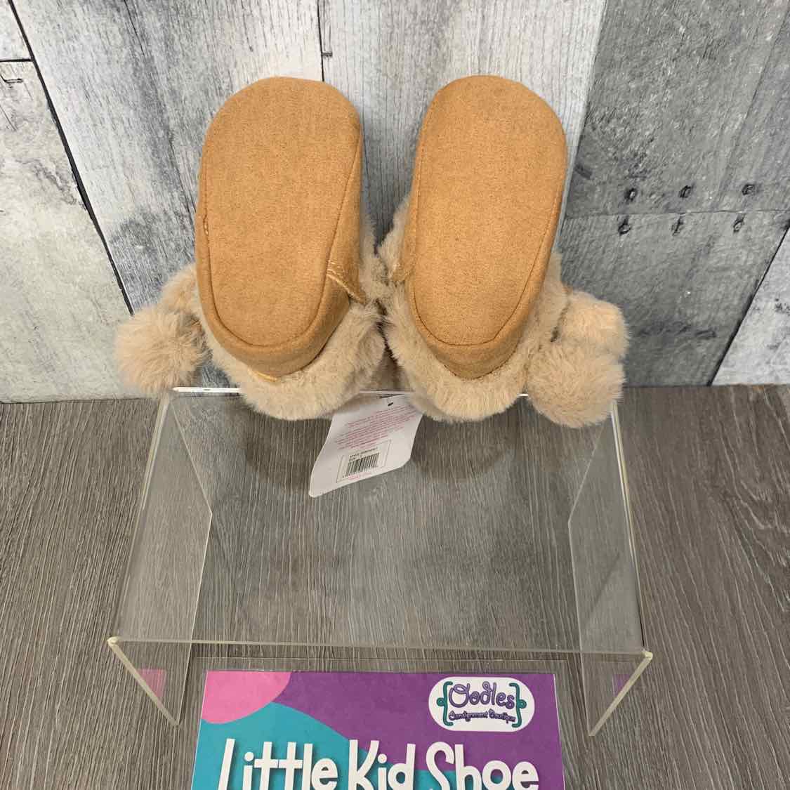 Size 2 Tan Stepping Stones Soft Sole Shoes