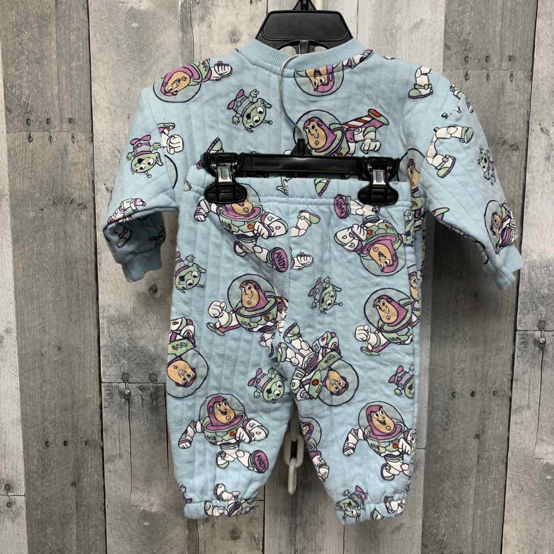 Size 9 Months Blue Print Disney Shirt/Pants