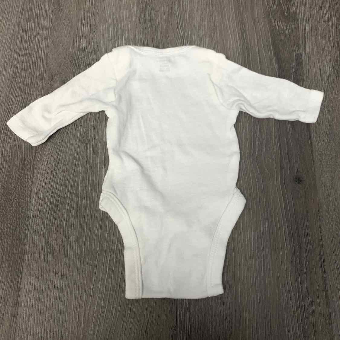Size Preemie White Gerber Bodysuit - OodlesCB