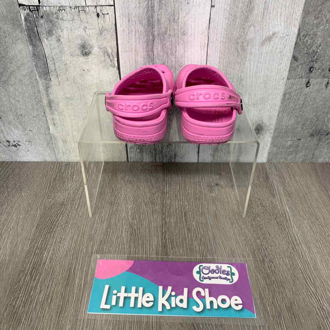 Size 2/3 Pink Crocs Water Shoes