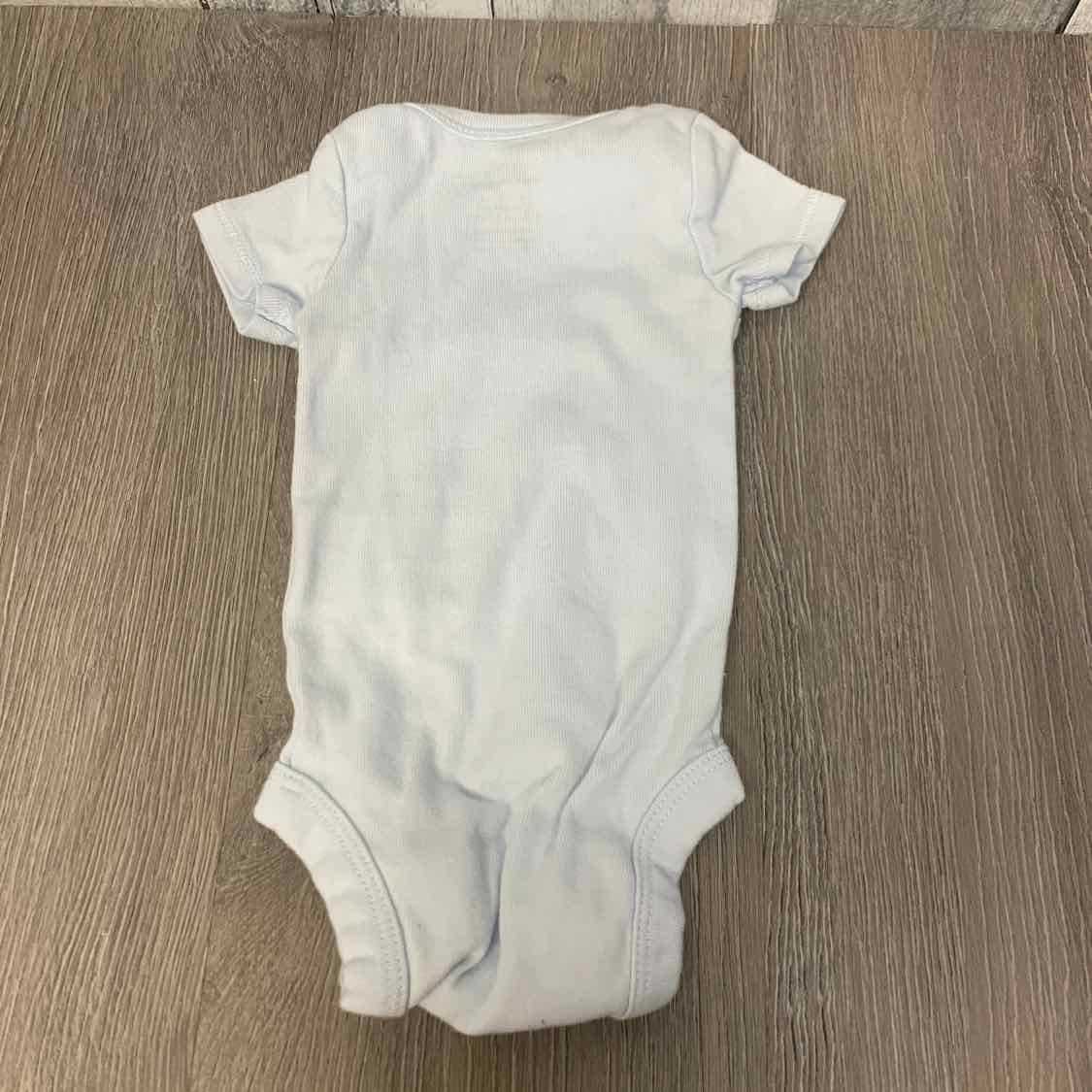 Size Preemie Blue Carter's Bodysuit