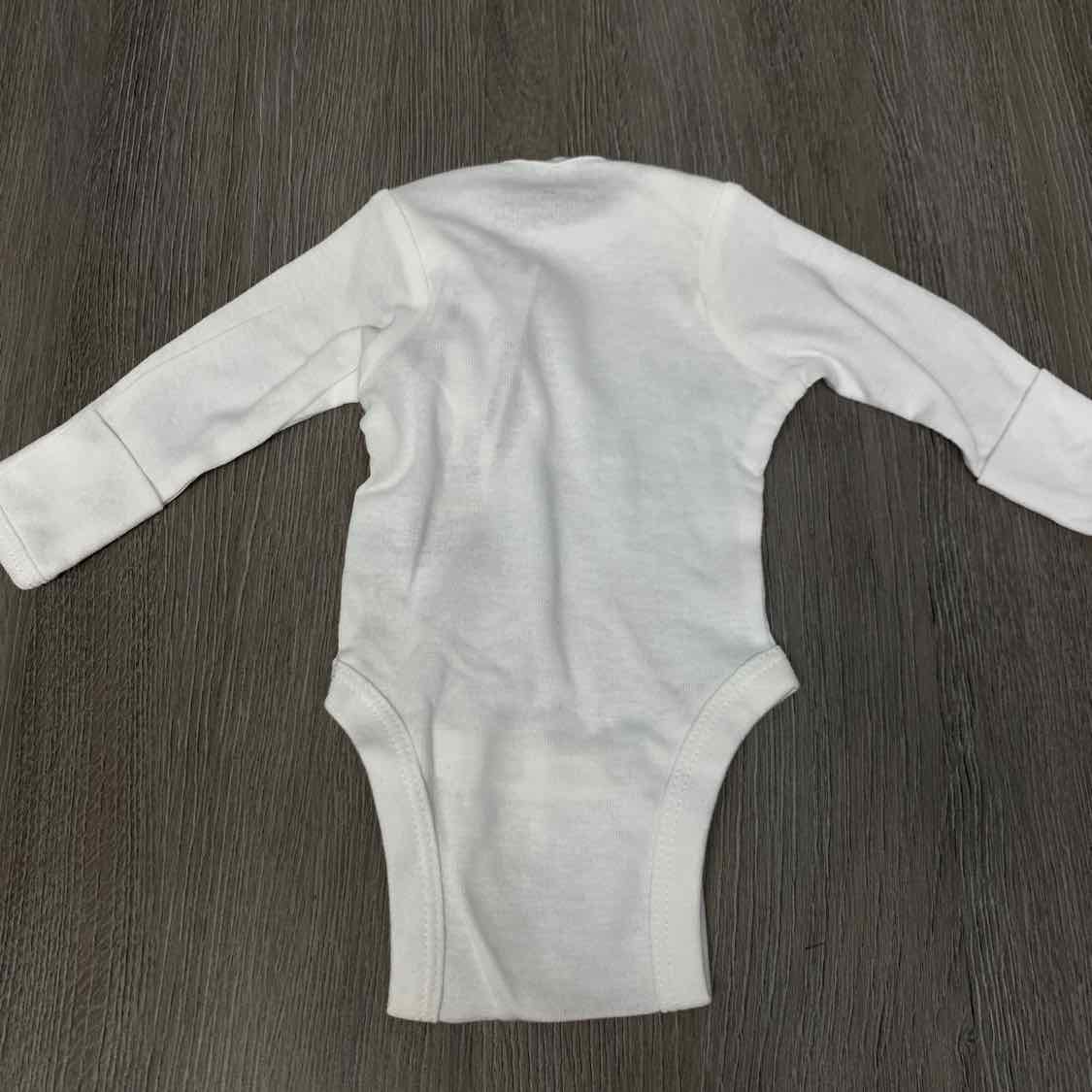 Size Preemie White Gerber Bodysuit