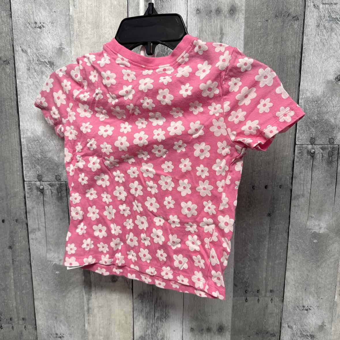 Size 5T Pink Floral Print Old Navy T Shirt