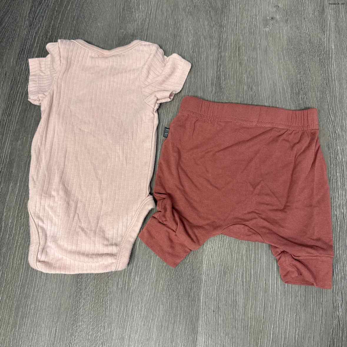 Size Newborn Pink Modern Moments by Gerber Shirt/Pants