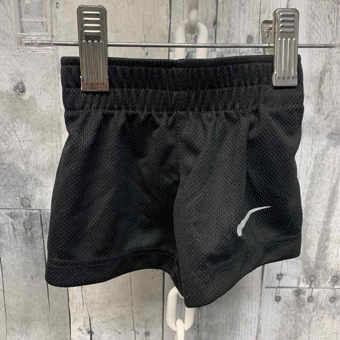 Size Newborn Black/White Sport Brand Shorts - Athletic