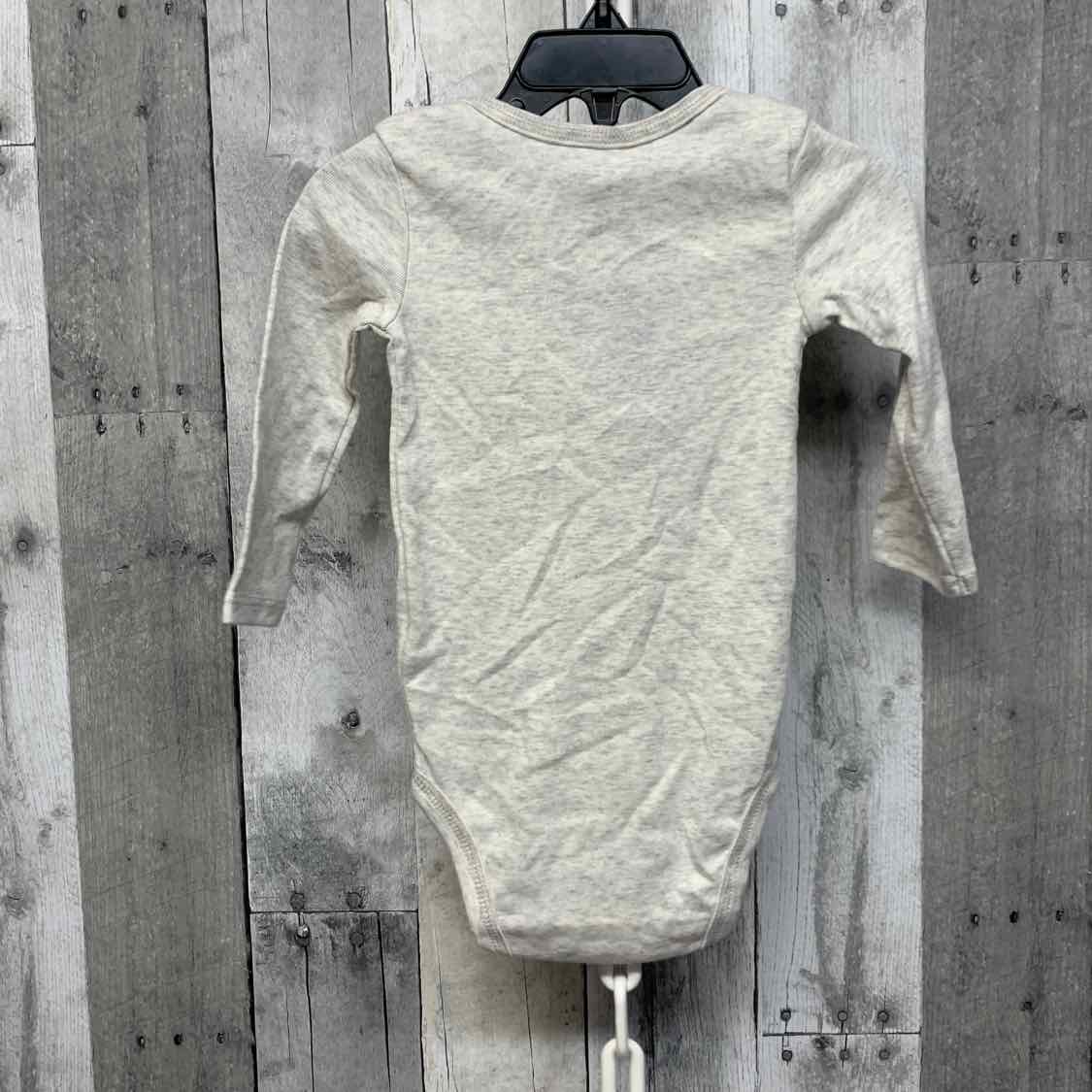 Size 9 Months Gray Just One You Bodysuit