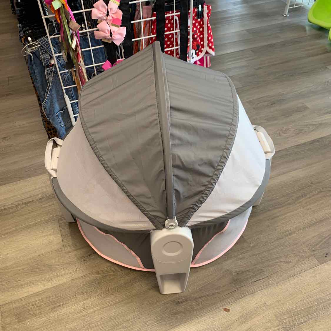 Fisher Price Gray/Pink Play Yard