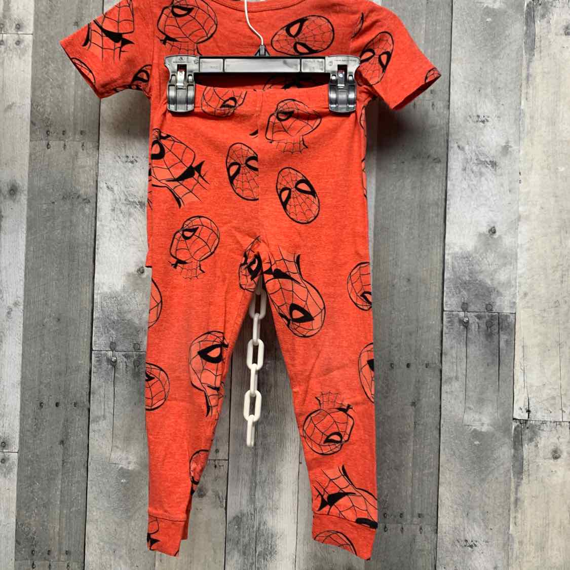 Size 6 Red Print Spiderman 2pc PJs