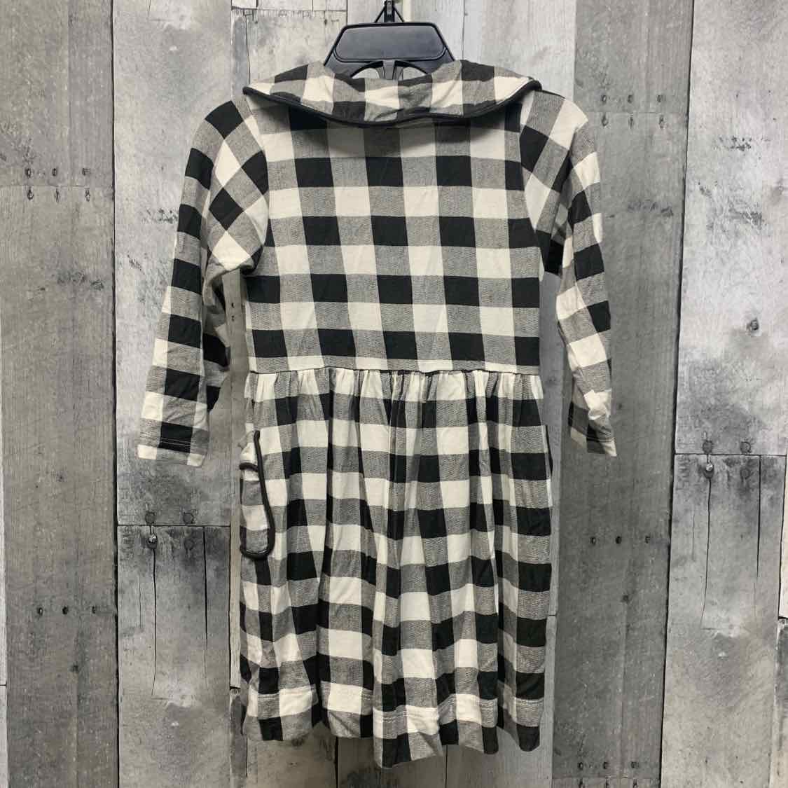 Size 2T Black Plaid Kate Quinn LS Dress
