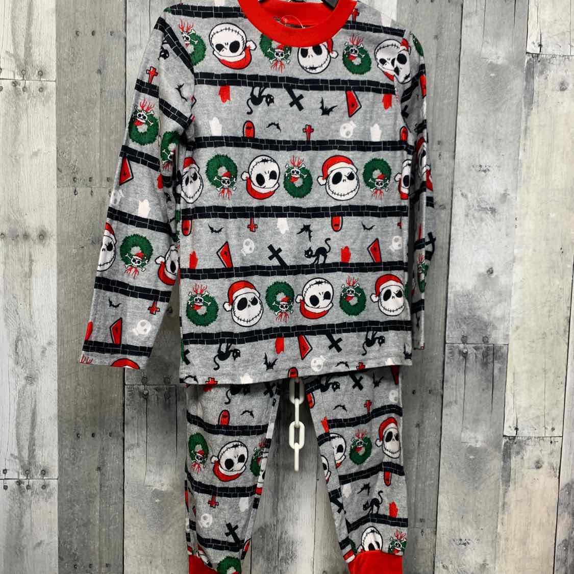 Size 6/7 Gray/Red Disney 2pc PJs