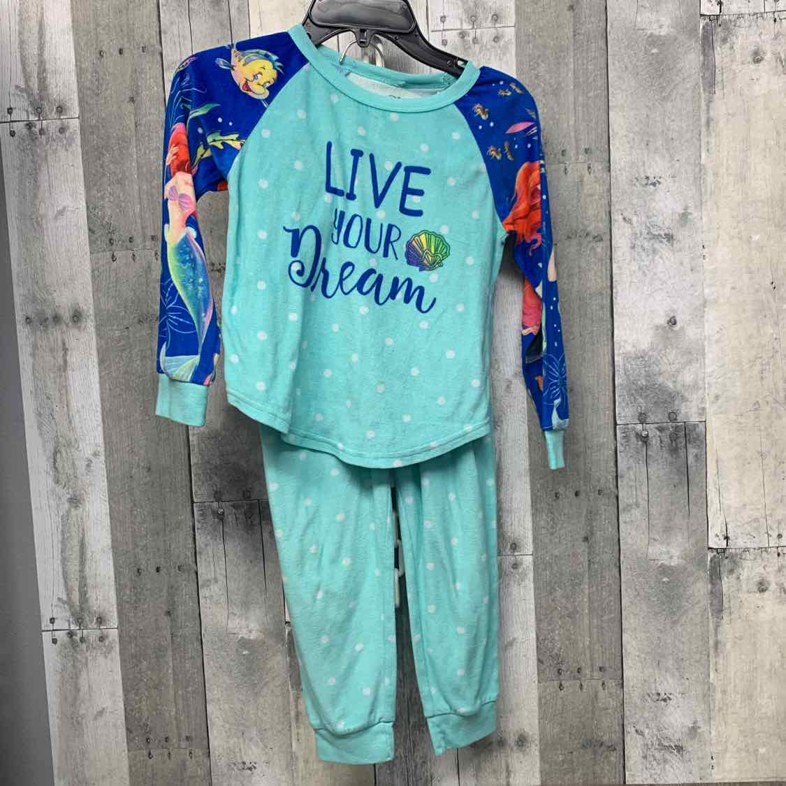 Size 6/6X Blue Graphic Disney 2pc PJs