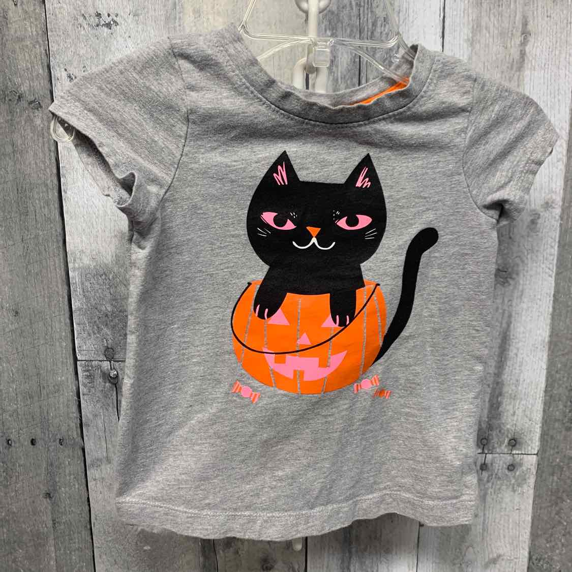 Size 18 Months Gray Graphic Cat & Jack T Shirt