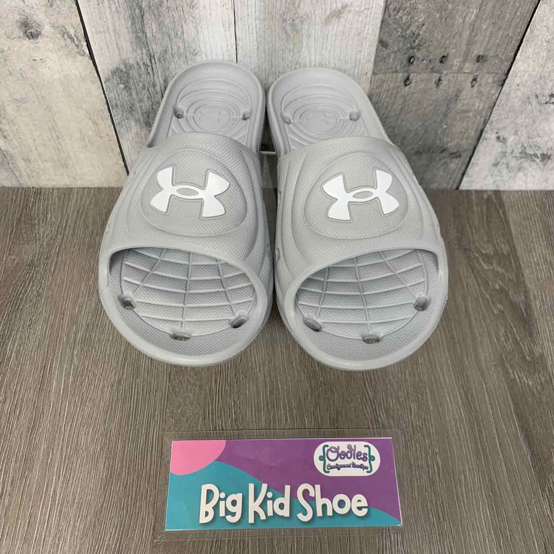 Size 3 Gray/White Sport Brand Sandals