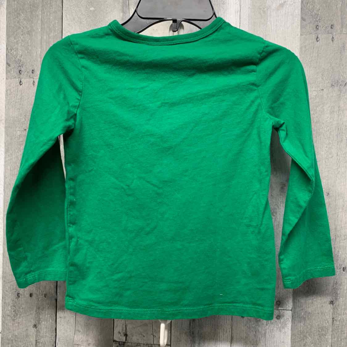 Size 5T Green Graphic Children's Place Long Sleeve Shirt