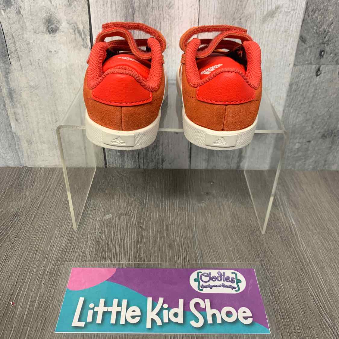 Size 5 Orange/White Sport Brand Sneakers