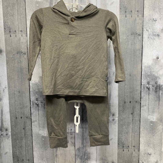 Size 12 Months Brown Modern Moments by Gerber Shirt/Pants