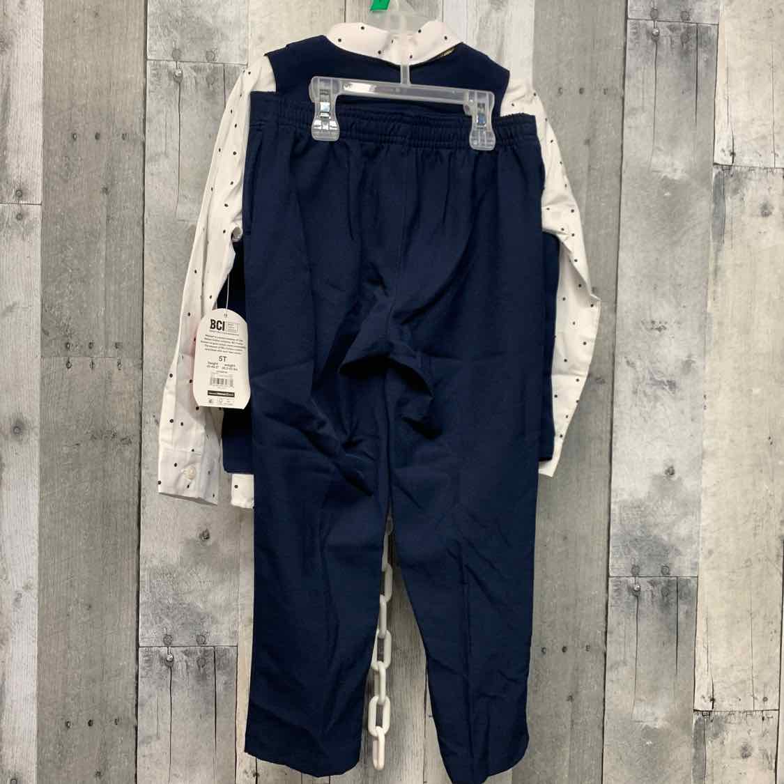 Size 5T Navy Wonder Nation 2pc+ Suit