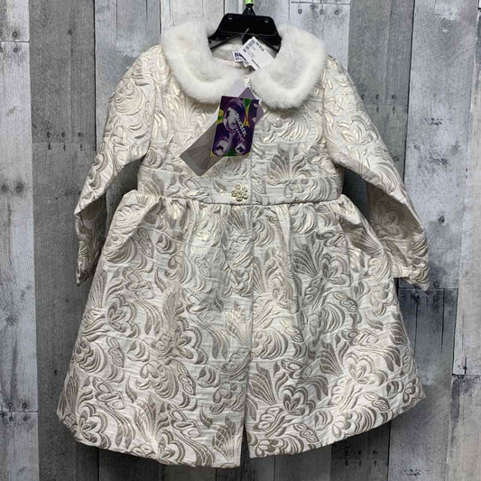 Size 4T Ivory Blueberi Boulevard Dress - Party