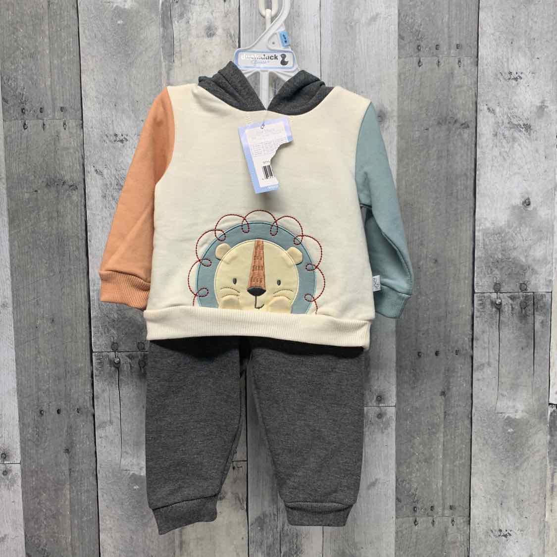 Size 6-9 Months Orange/Gray Duck Duck Goose Shirt/Pants