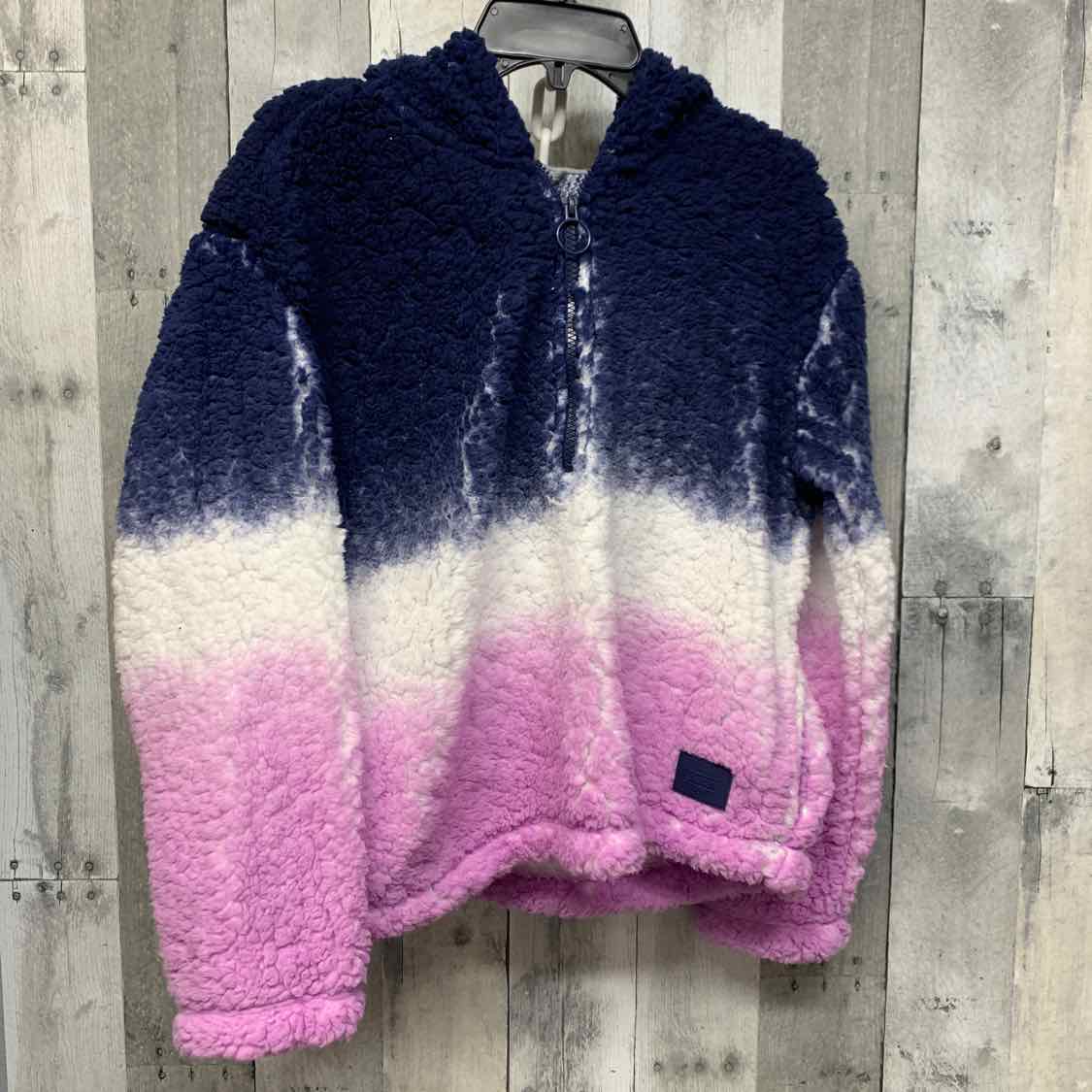 Size 12/14 Navy/Purple Justice Light Jacket