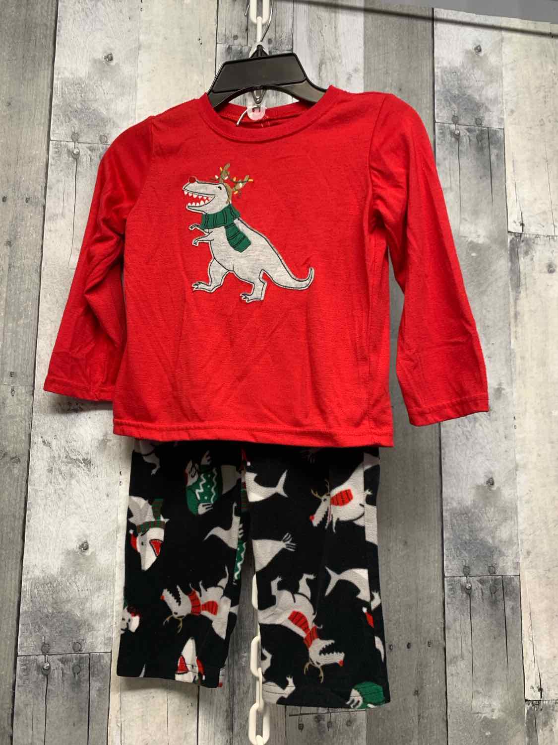 Size 4T Red/Black Just One You 2pc PJs