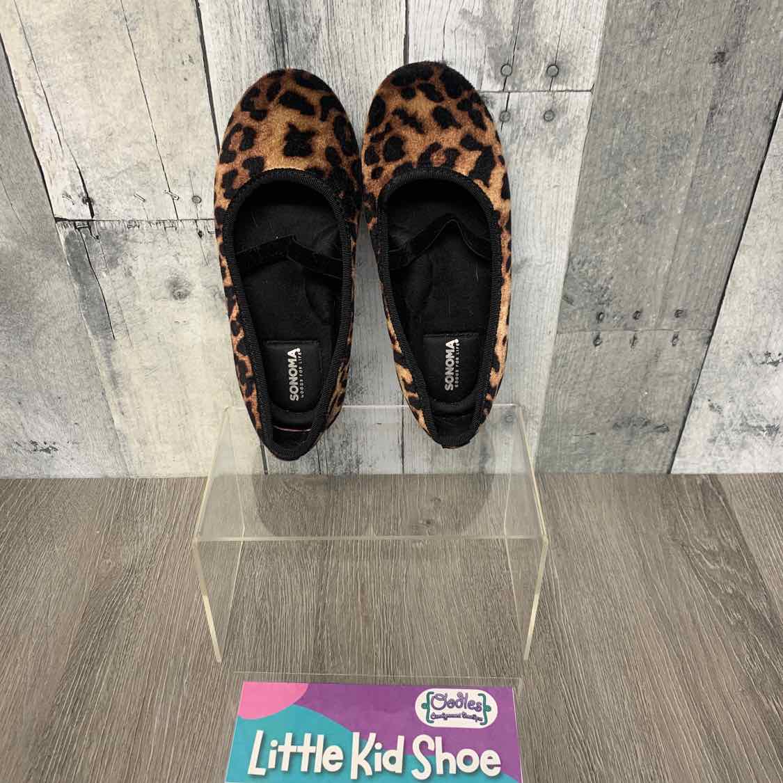 Size 12 Brown Animal Print Sonoma Slip On Shoes