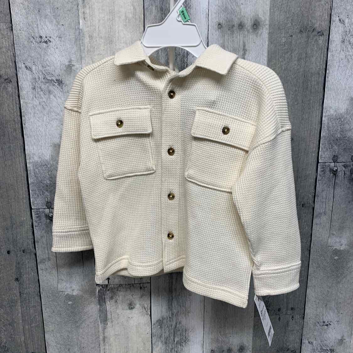 Size 18 Months Ivory Osh Kosh LS Button Up
