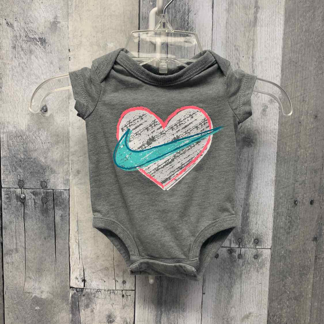 Size Newborn Gray Sport Brand Bodysuit