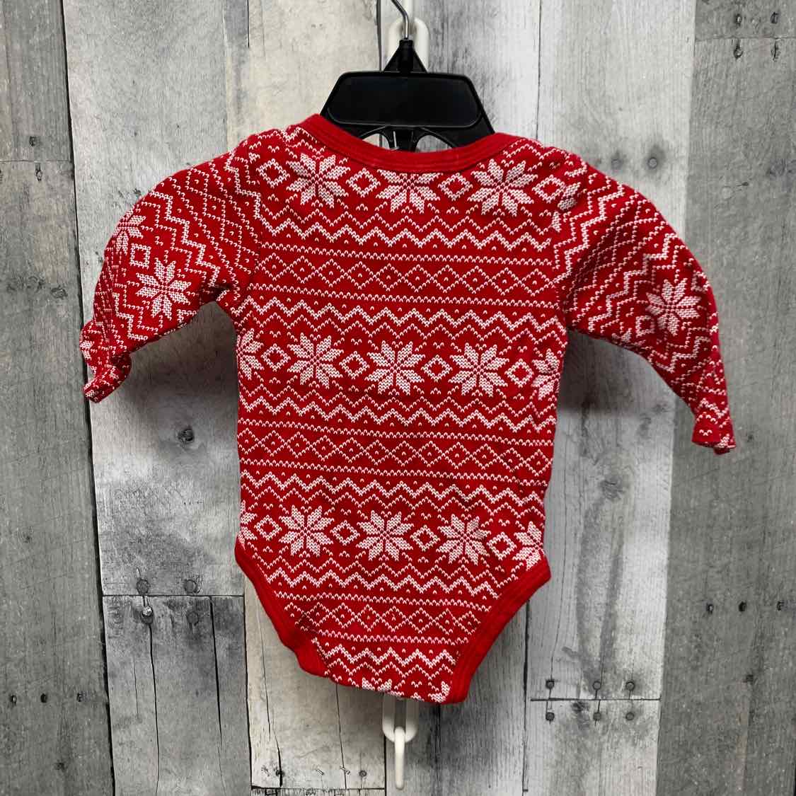 Size 0-3 Months Red/White B Brand Bodysuit